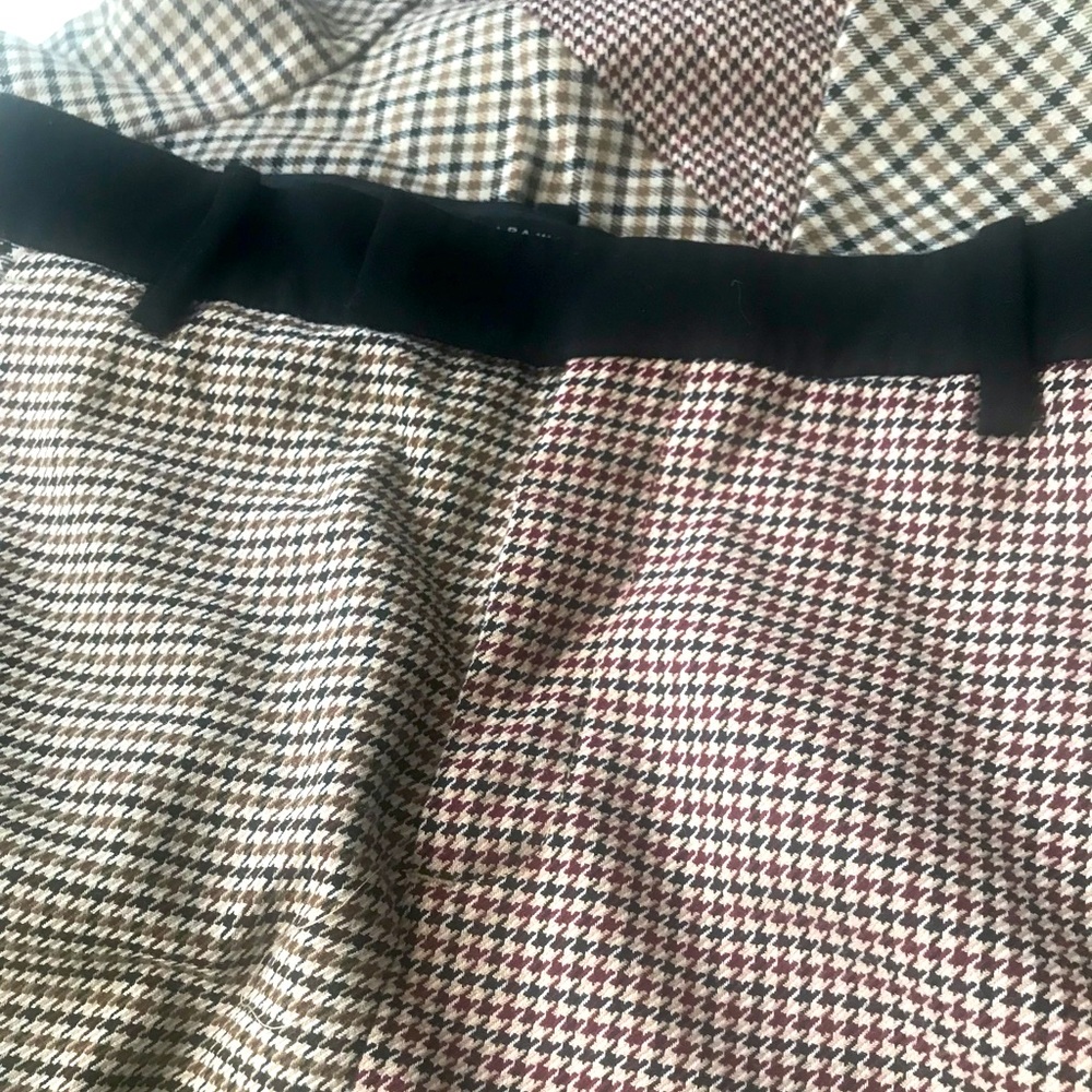 Zara set blouse and skirt matching same pattern in excellent condition